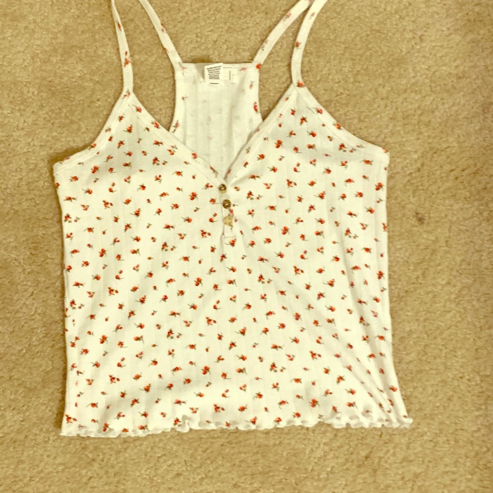 floral tank top